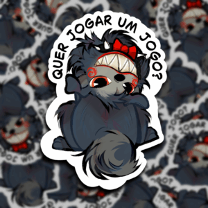 Adesivo - Jigsaw "Quer jogar um jogo?"